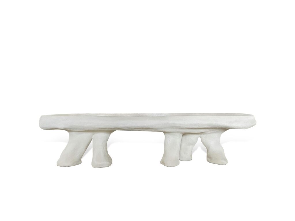 The White Concrete Dumbo Elephant Contemporary Dining Table by Mary Lynn & Carlo 1