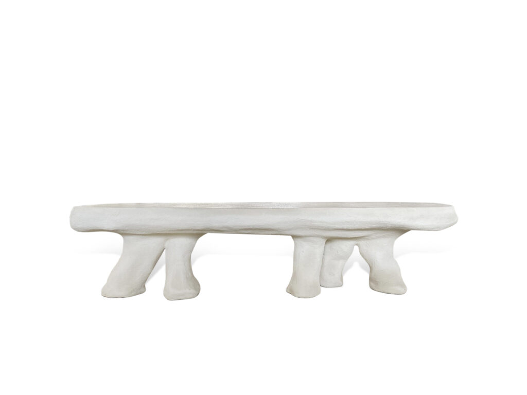 The White Concrete Dumbo Elephant Contemporary Dining Table by Mary Lynn & Carlo 1