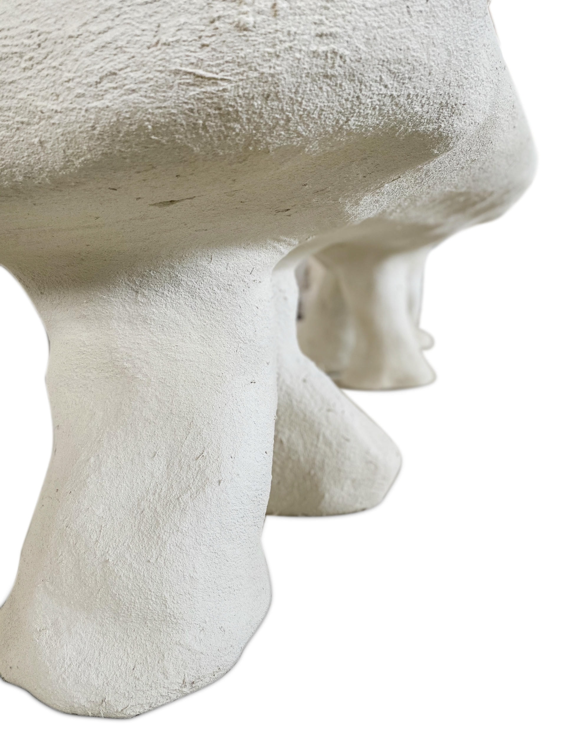 The White Concrete Dumbo Elephant Contemporary Dining Table by Mary Lynn & Carlo 8