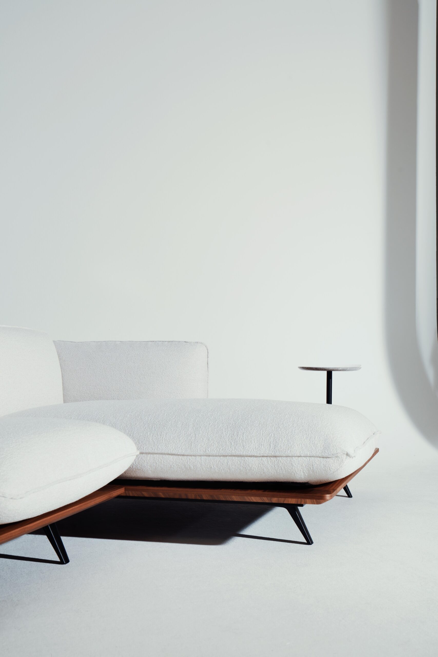 Sahara Sofa by Noe Duchaufour Lawrance Leather Wood Post Modern 3
