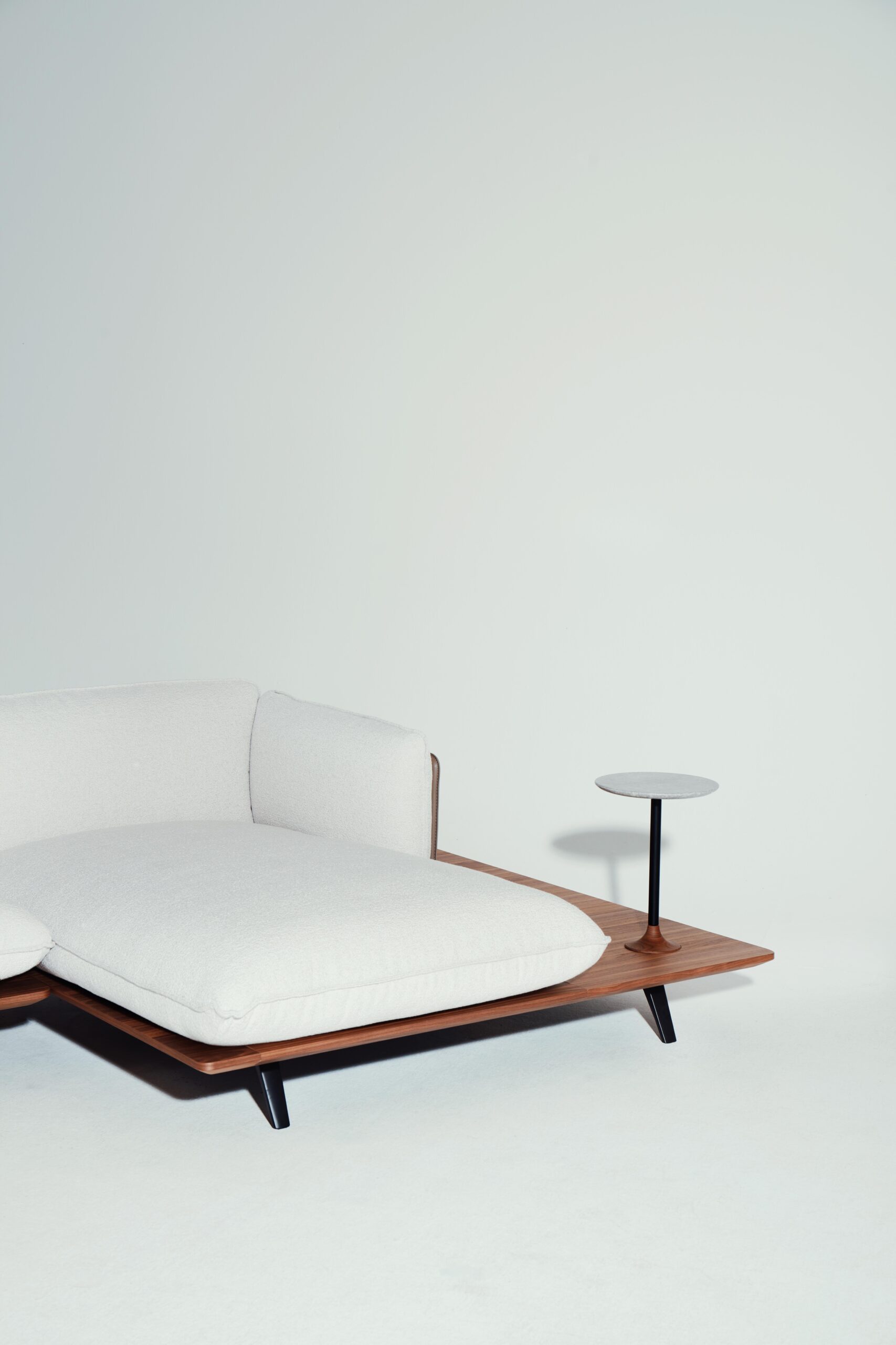 Sahara Sofa by Noe Duchaufour Lawrance Leather Wood Post Modern 4