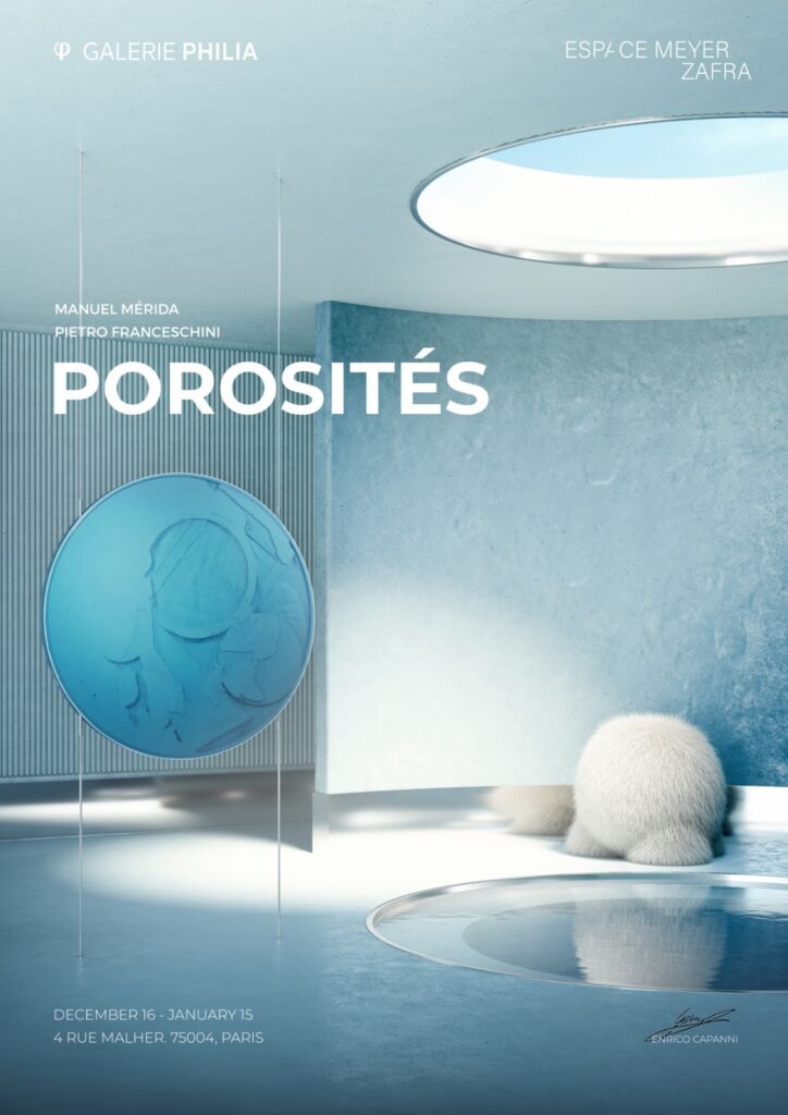 poster galerie philia porosites paris