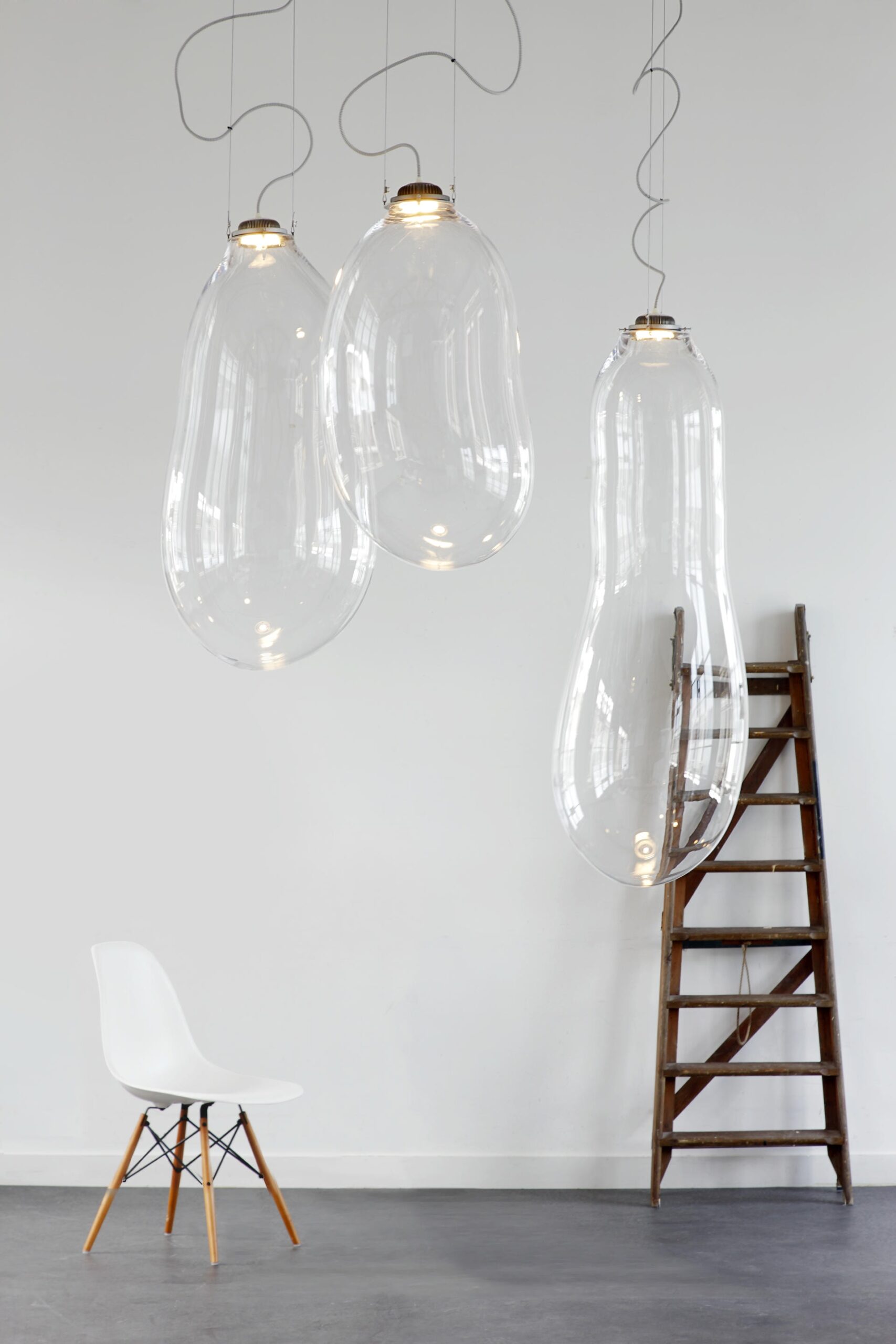 Big Bubble Pendants Ensemble, Signed by Alex de Witte 2