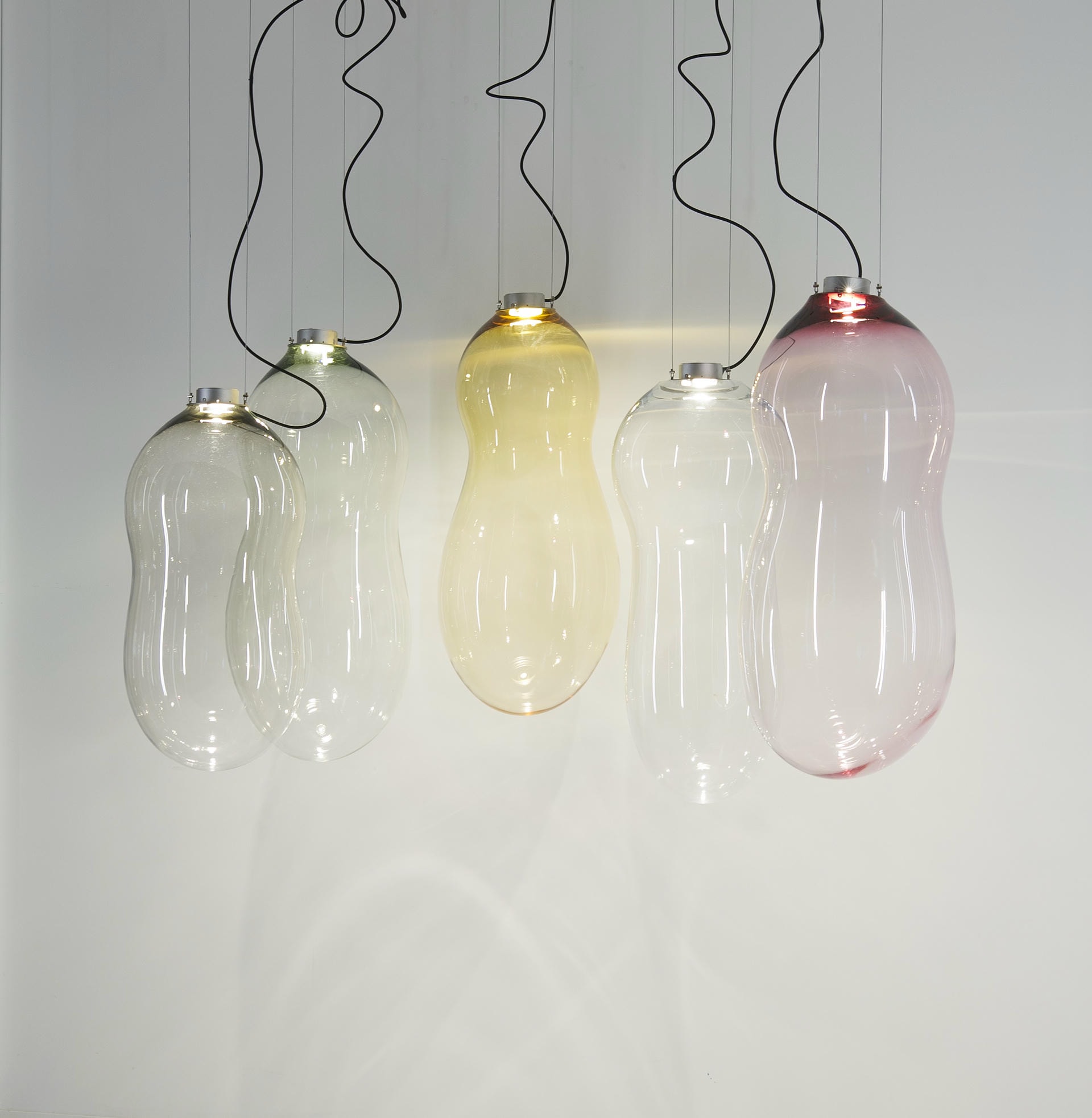 Big Bubble Pendants Ensemble, Signed by Alex de Witte 4