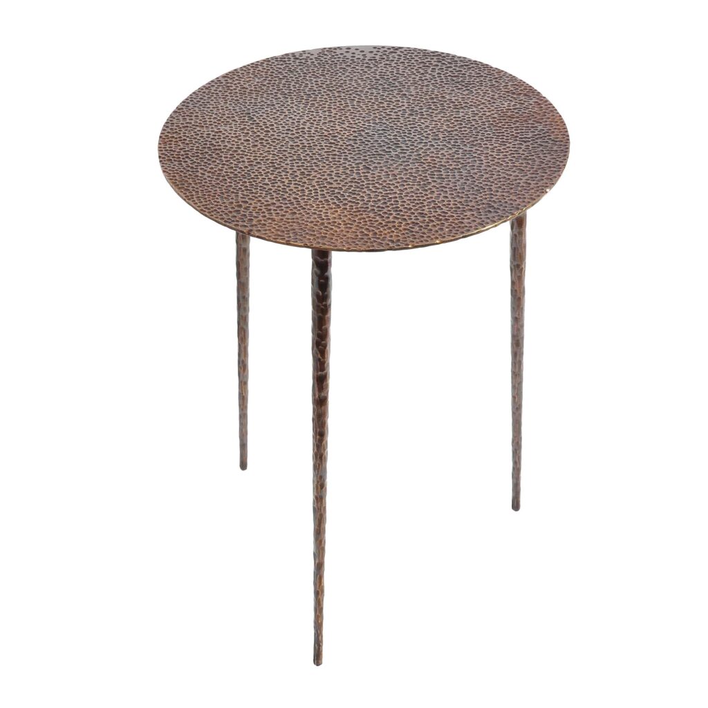 Brass Side Table Signed by Lukasz Friedrich 1