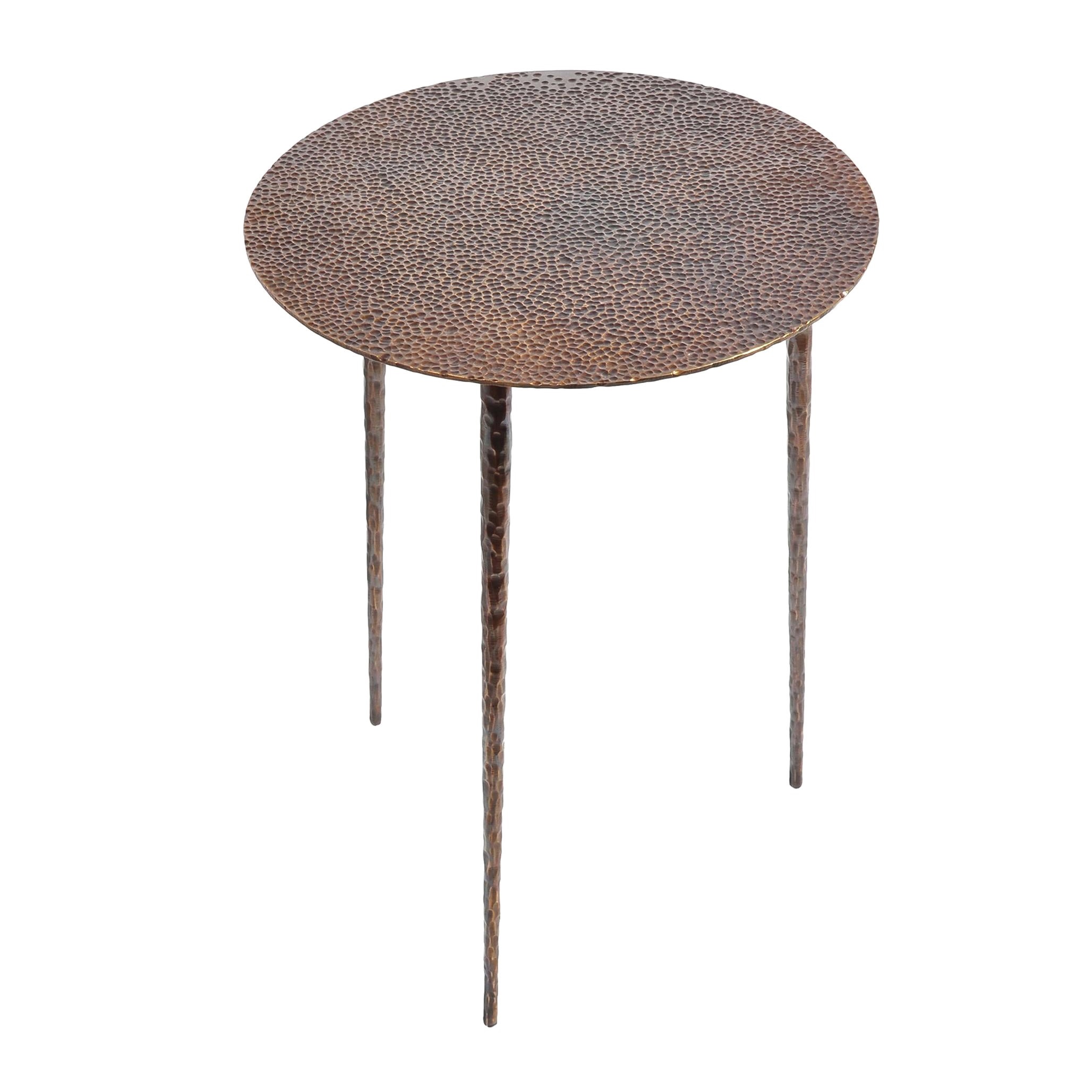 Brass Side Table Signed by Lukasz Friedrich 1