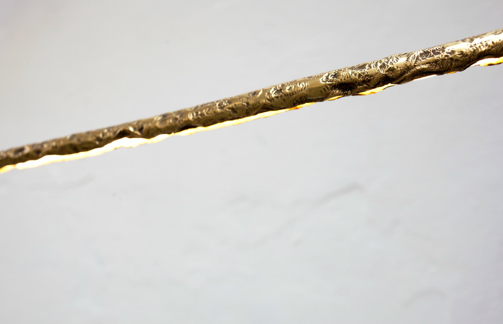 Sculptural Brass Light Pendant Howl by Morghen Studio 3