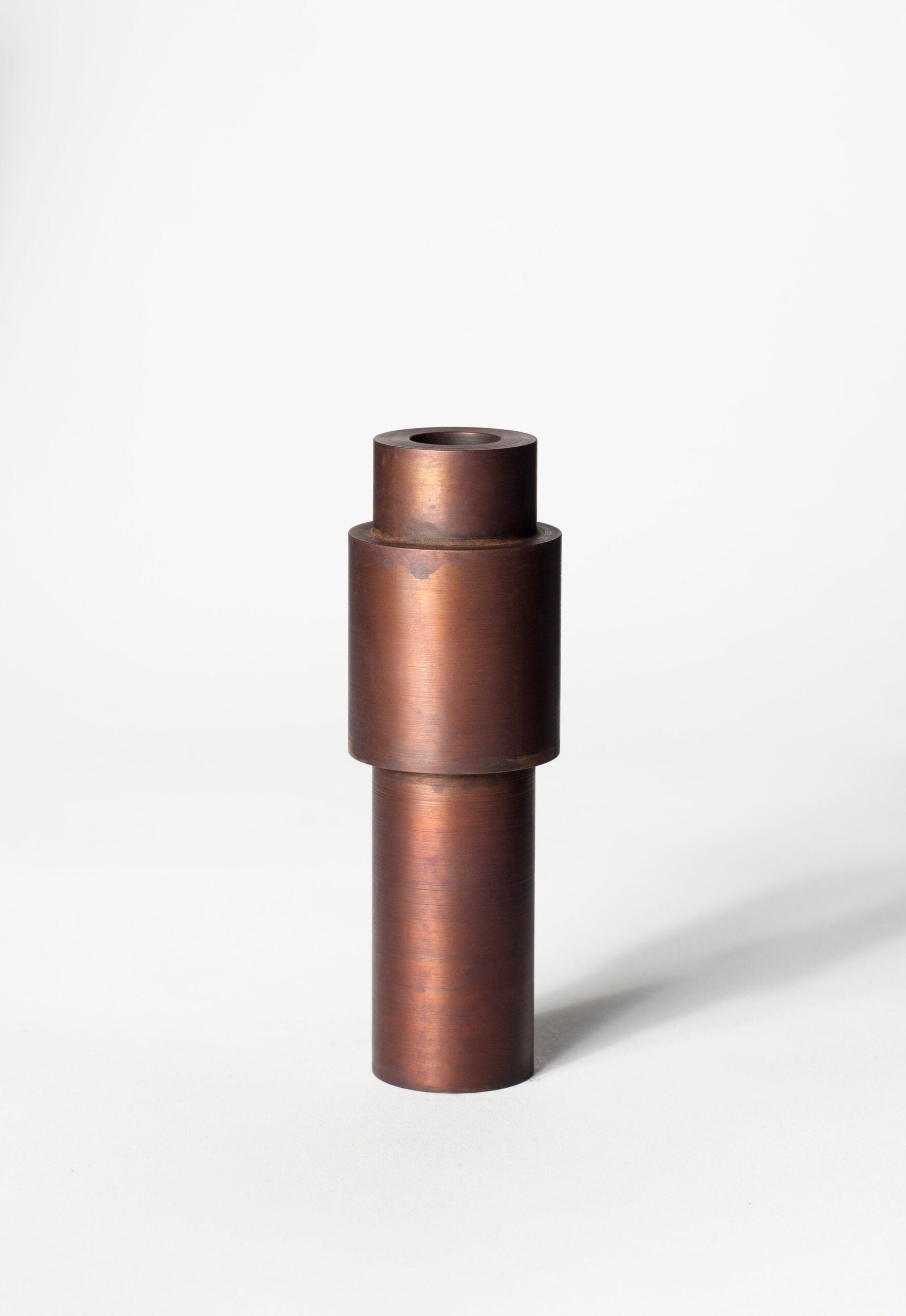 Set of 4 Brown Patina Steel Candlestick by Lukasz Friedrich 12