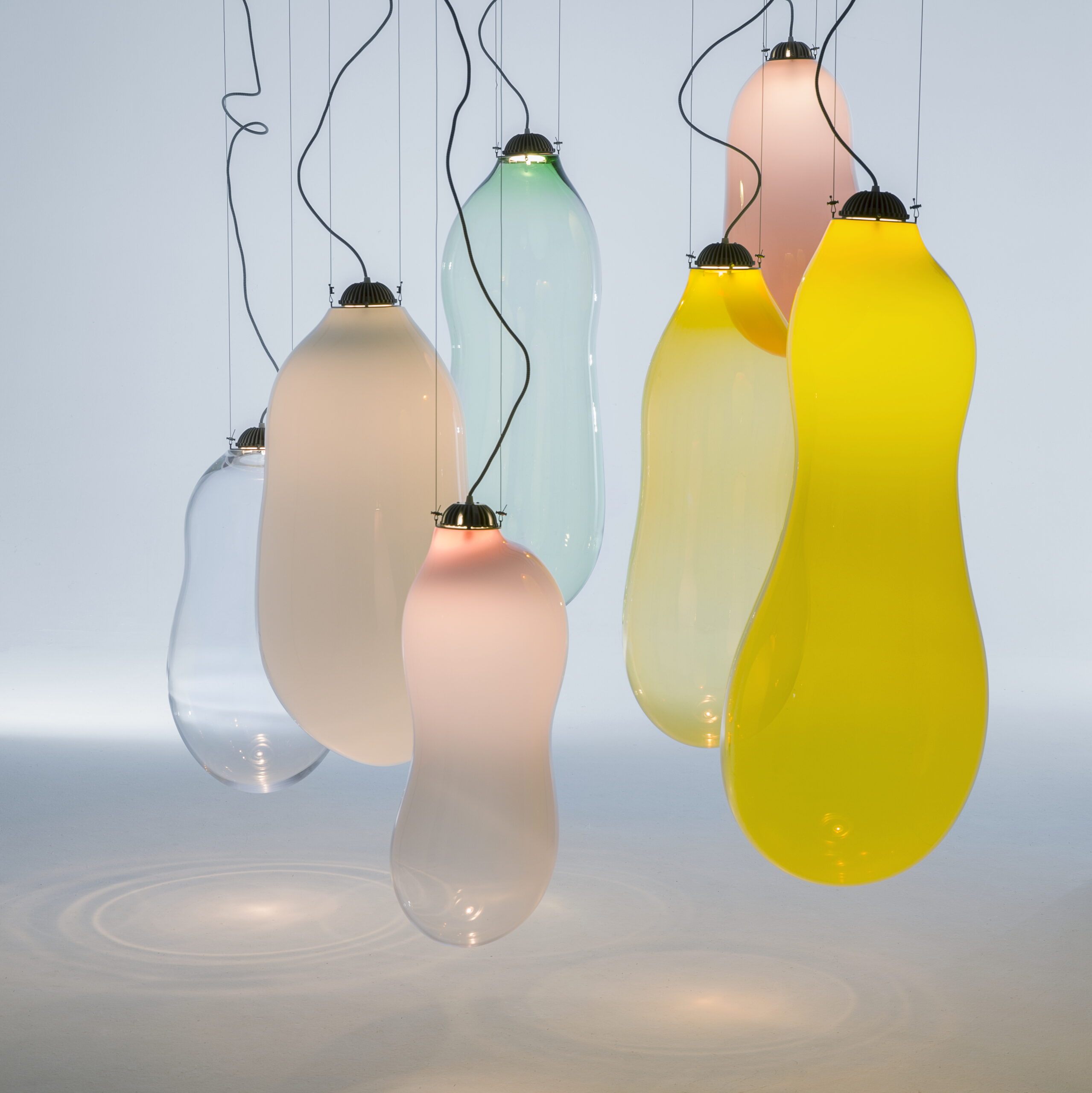 Set of Big Bubble Pendant Light by Alex de Witte (5)