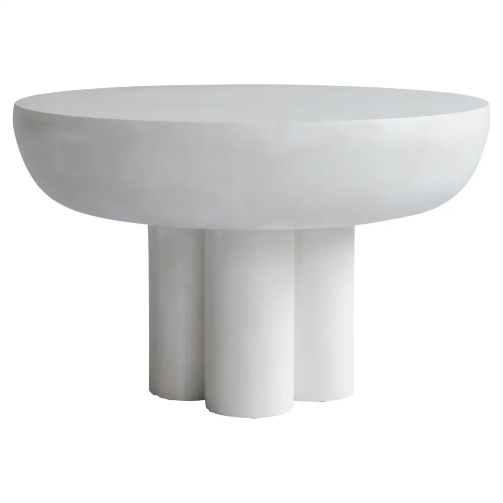 Bone White Crown Table Low by 101 Copenhagen 1