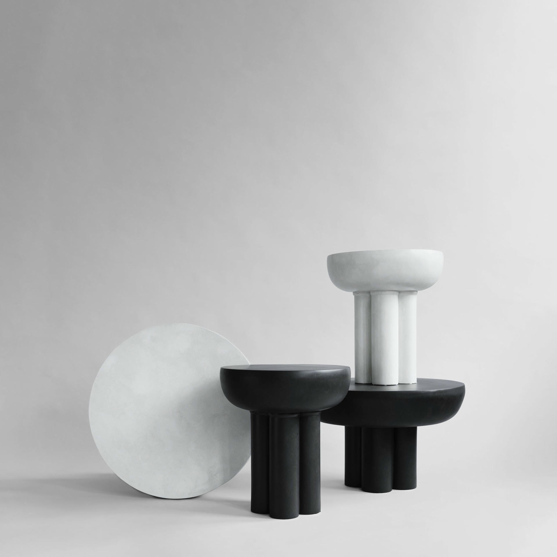 Bone White Crown Table Low by 101 Copenhagen 3