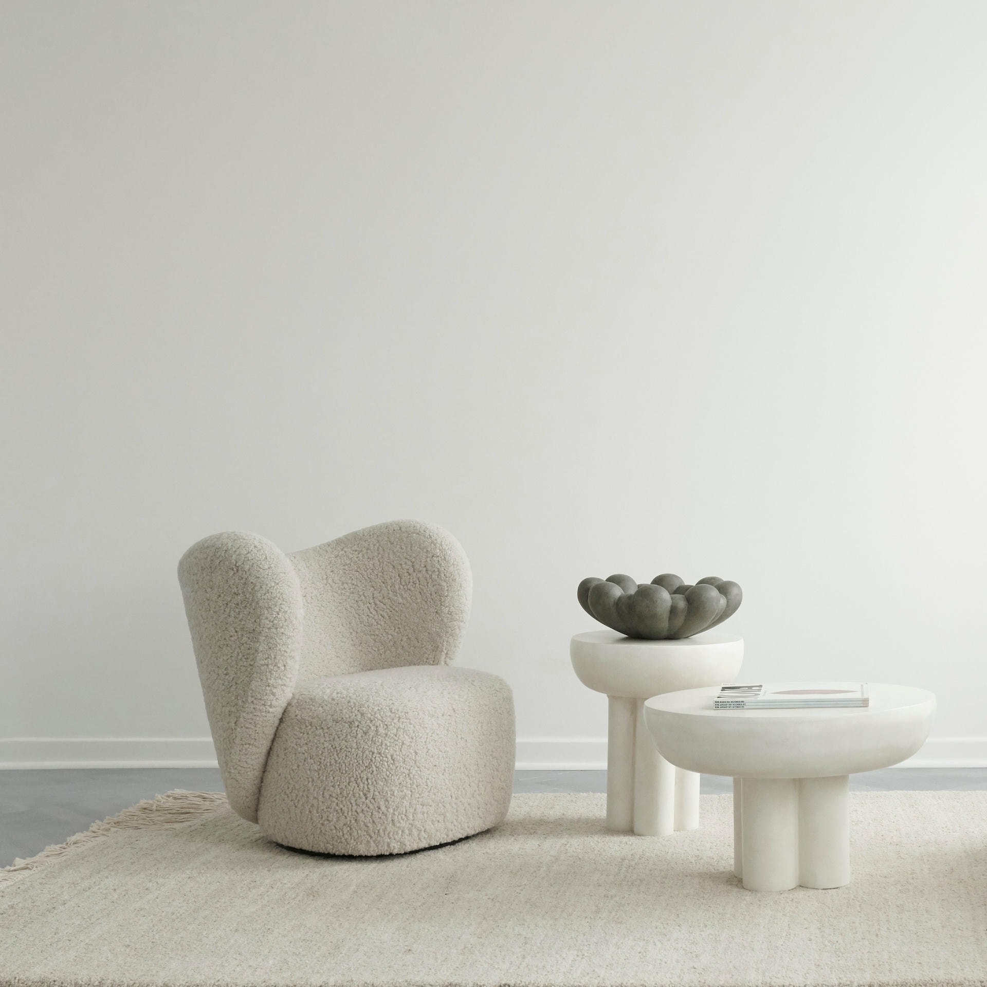 Bone White Crown Table Low by 101 Copenhagen 4
