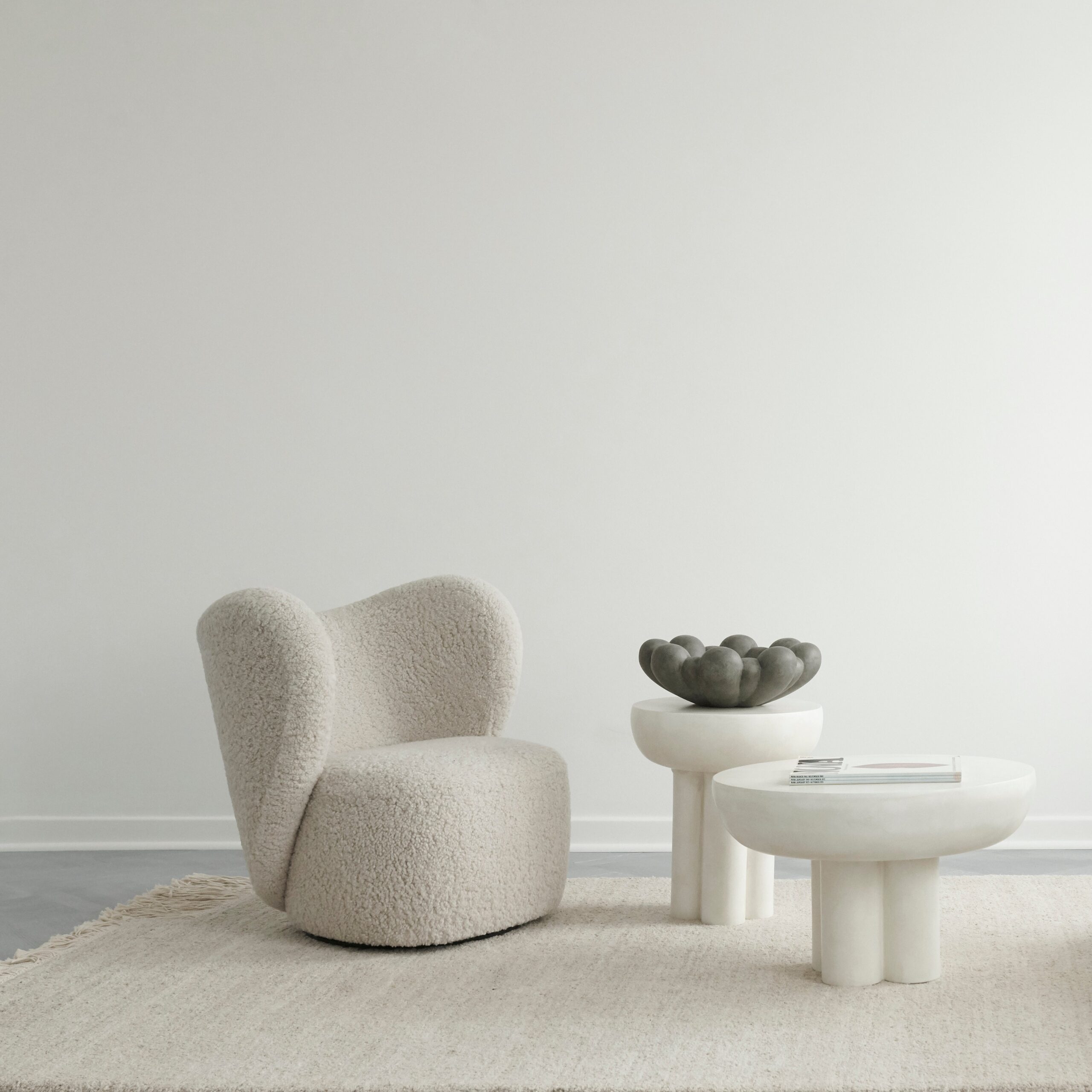 Bone White Crown Table Low by 101 Copenhagen 4