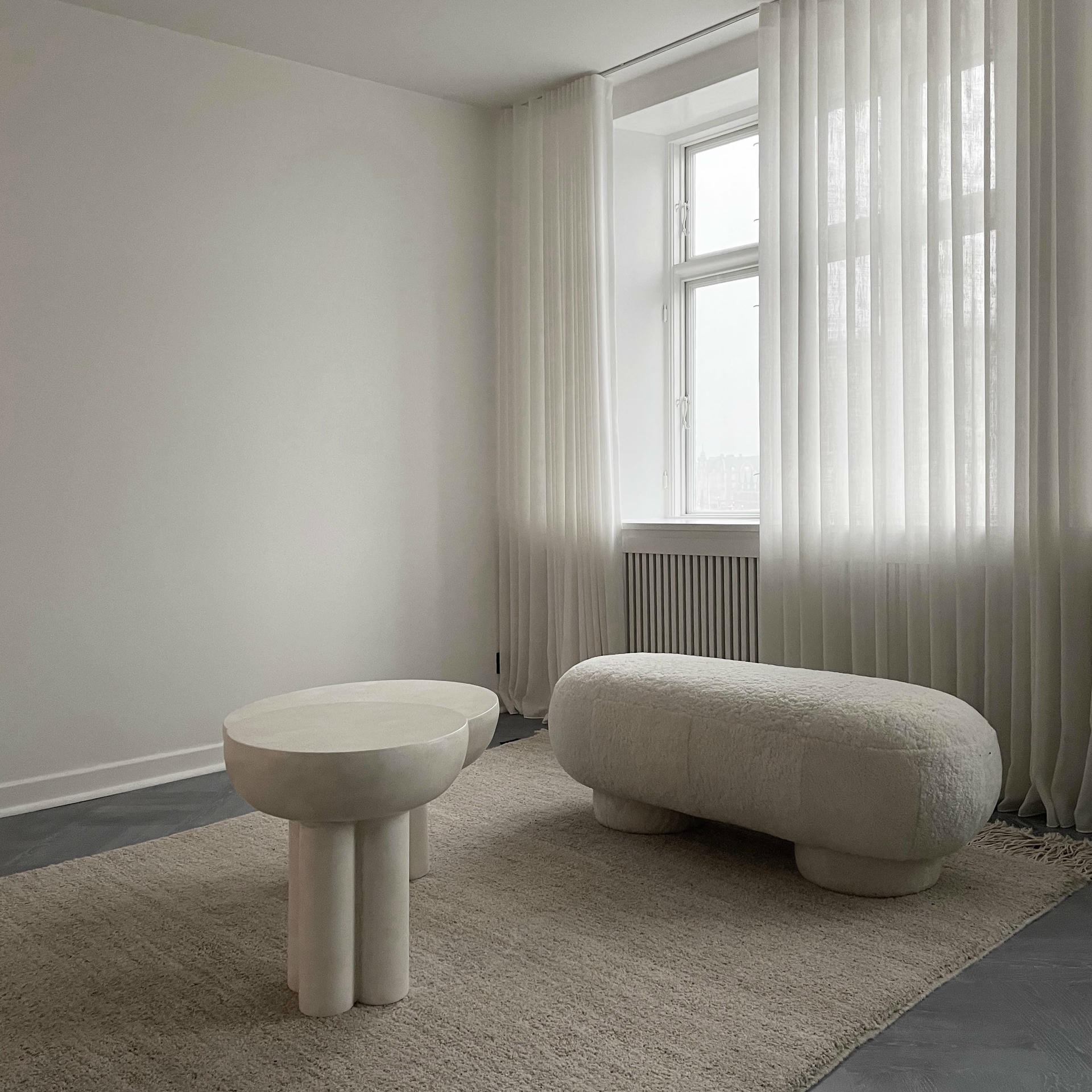 Bone White Crown Table Low by 101 Copenhagen 5
