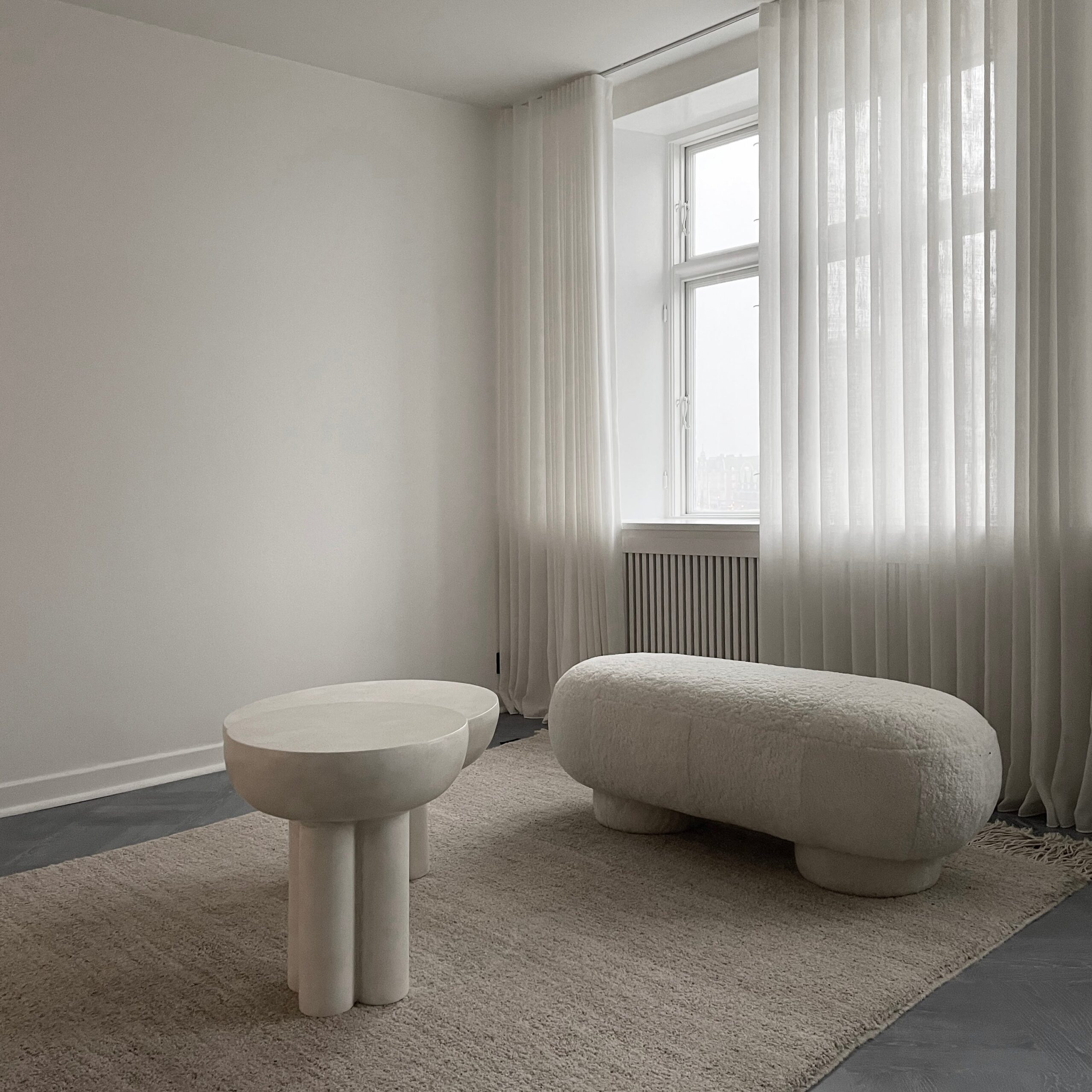 Bone White Crown Table Low by 101 Copenhagen 5