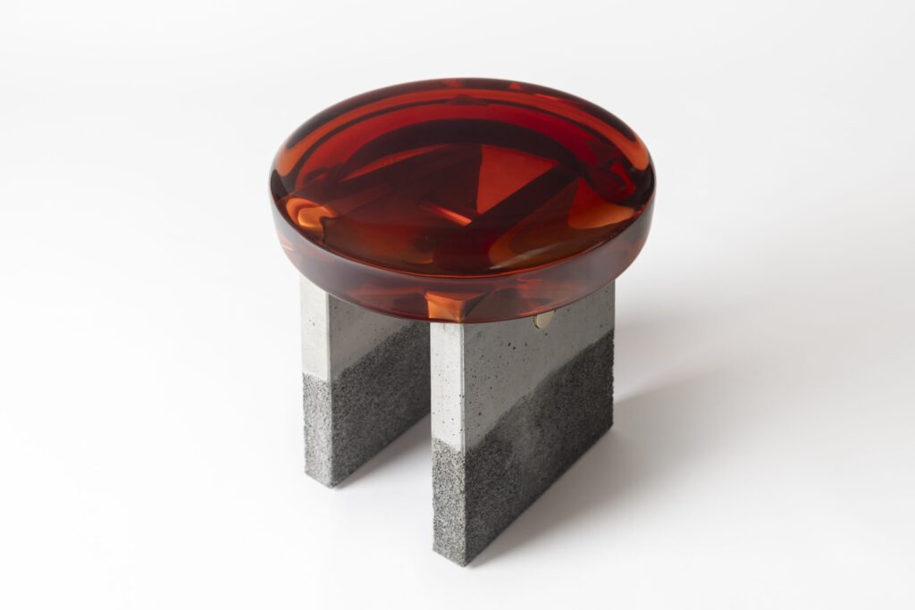 DA GOLIA stool Red Clay ph Federica Lissoni 2 scaled