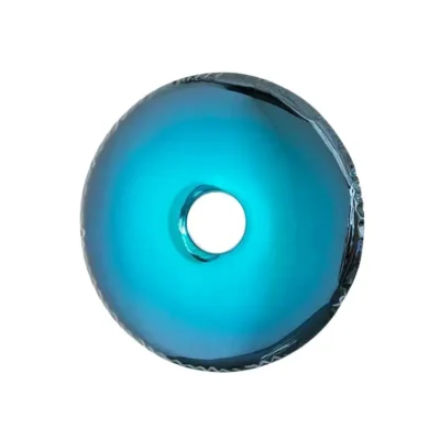 Deep Space Blue Rondo 95 Wall Mirror by Zieta