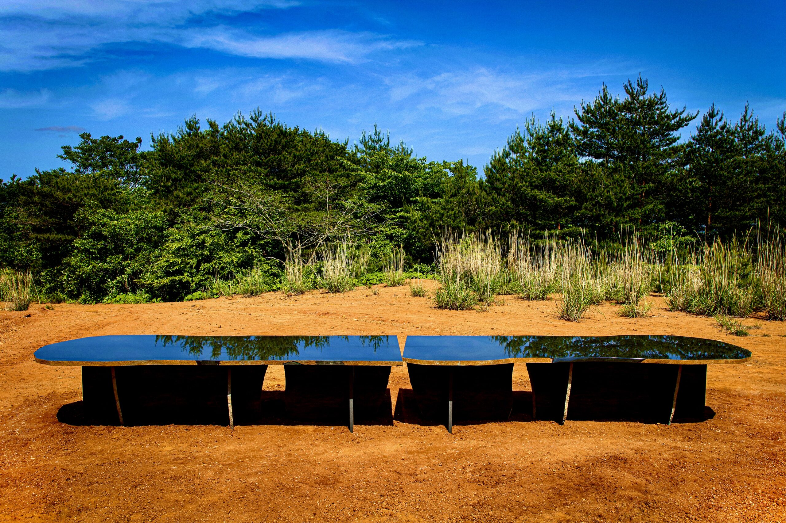 Exceptional Daté Kan Volcanic Stone Low Table, Kaaron and Okurayama Studio 8