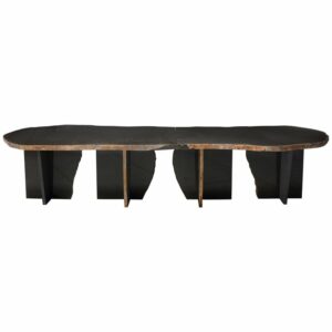 Exceptional Daté Kan Volcanic Stone Low Table, Kaaron and Okurayama Studio