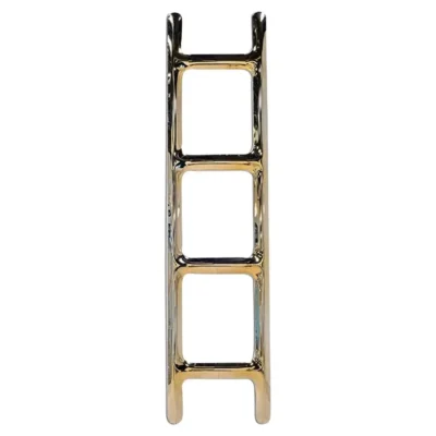 Flamed Gold Drab Sculptural Hanger by Zieta