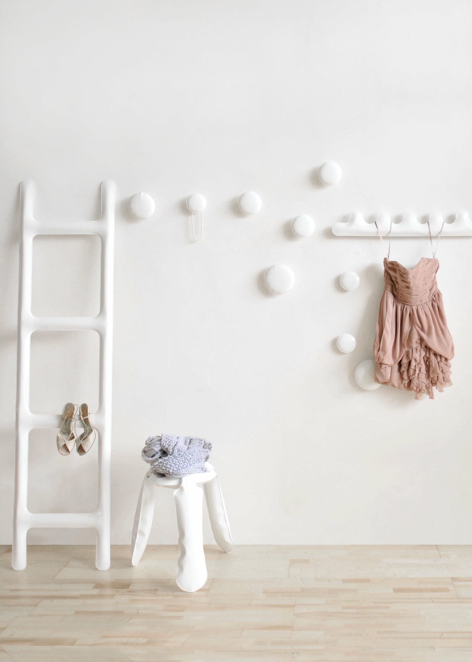 Flamed Gold Drab Sculptural Hanger by Zieta 4