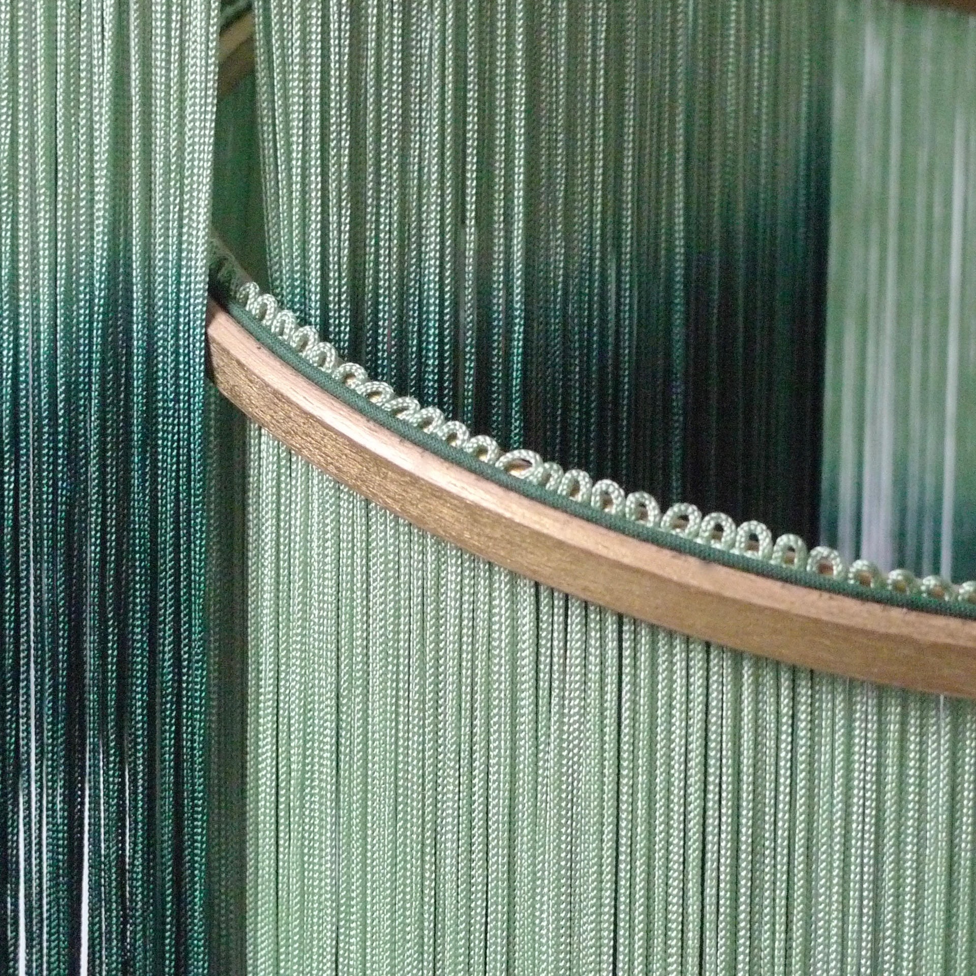 No. 23 B Green Charme Fringes Contemporary Art Sconce Lamp by Sander Bottinga 6