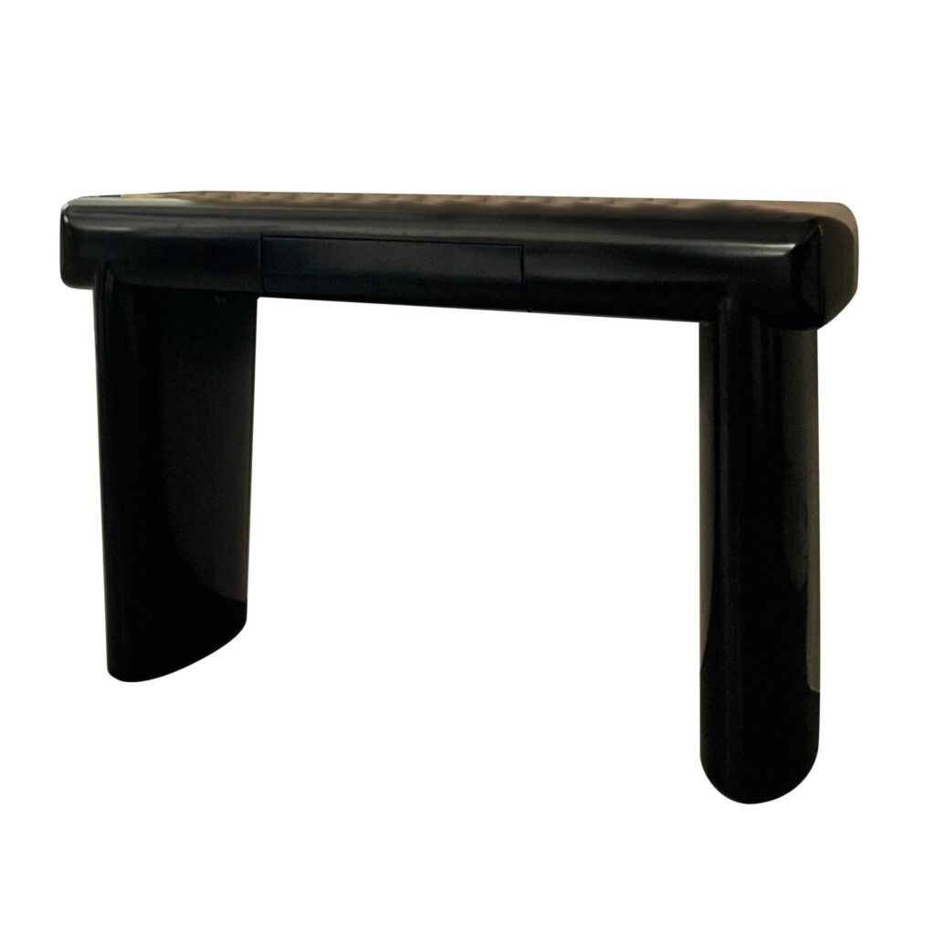 Organic Design, Black Working Desk in MDF Frame, with drawer by kar 1