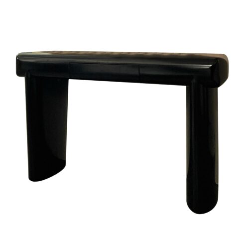 Organic Design, Black Working Desk in MDF Frame, with drawer by kar 1