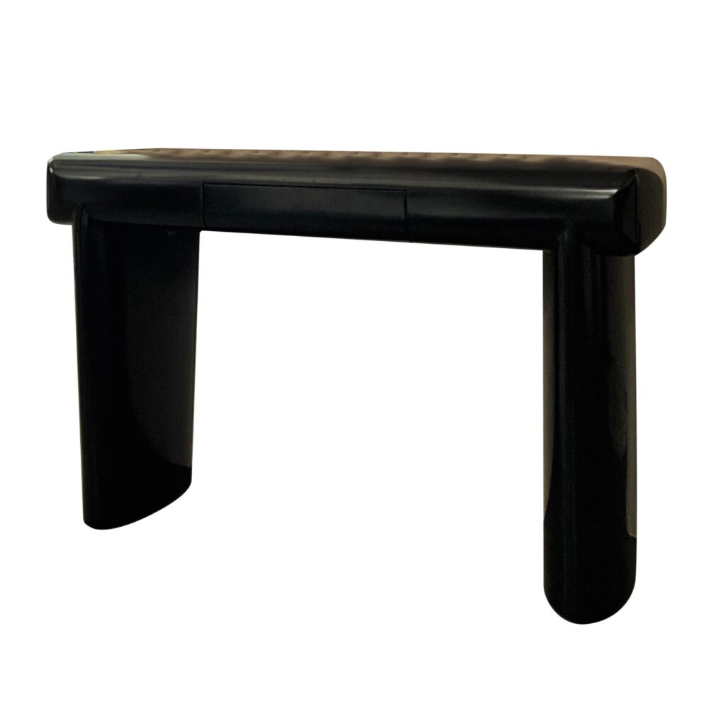 Organic Design, Black Working Desk in MDF Frame, with drawer by kar 1