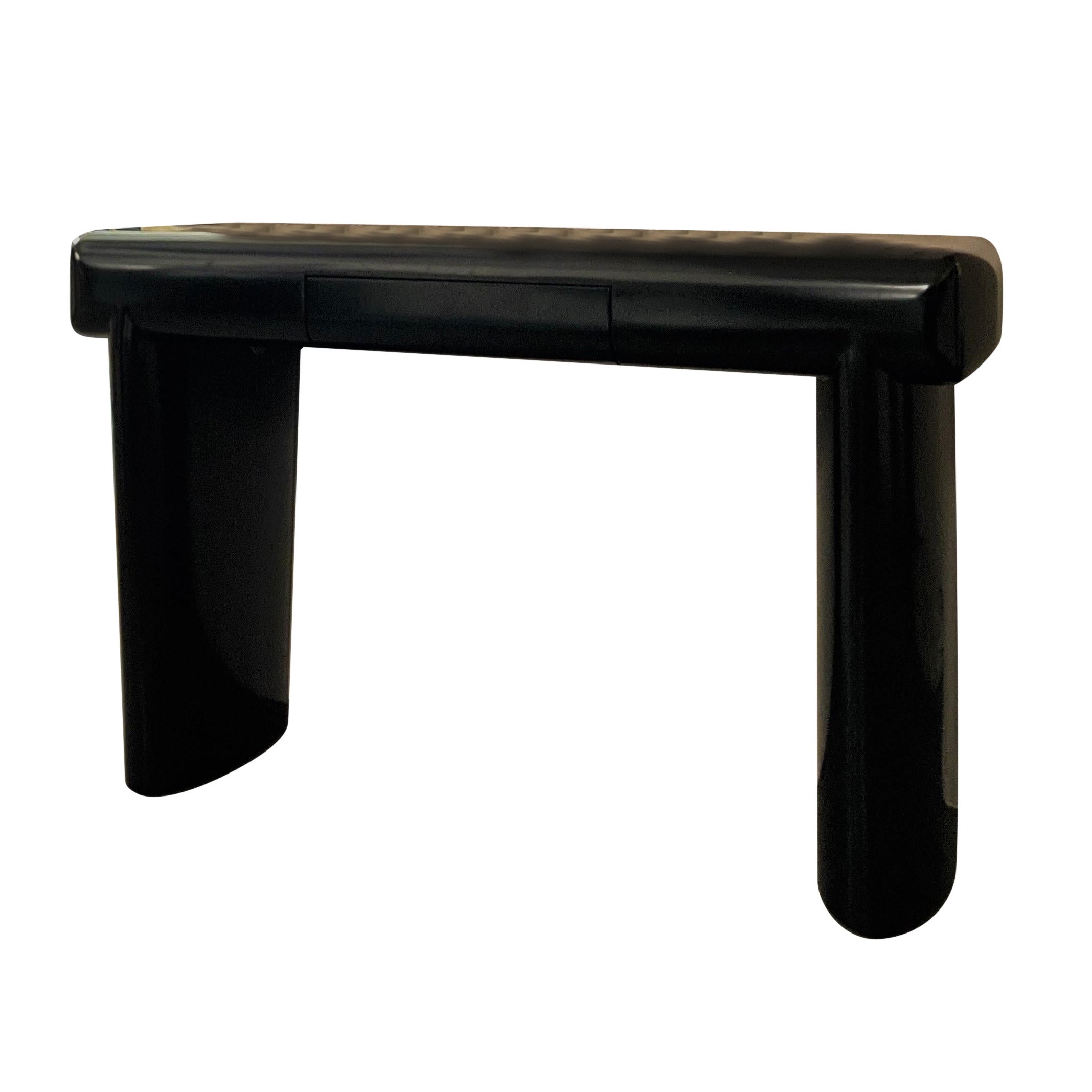 Organic Design, Black Working Desk in MDF Frame, with drawer by kar 1