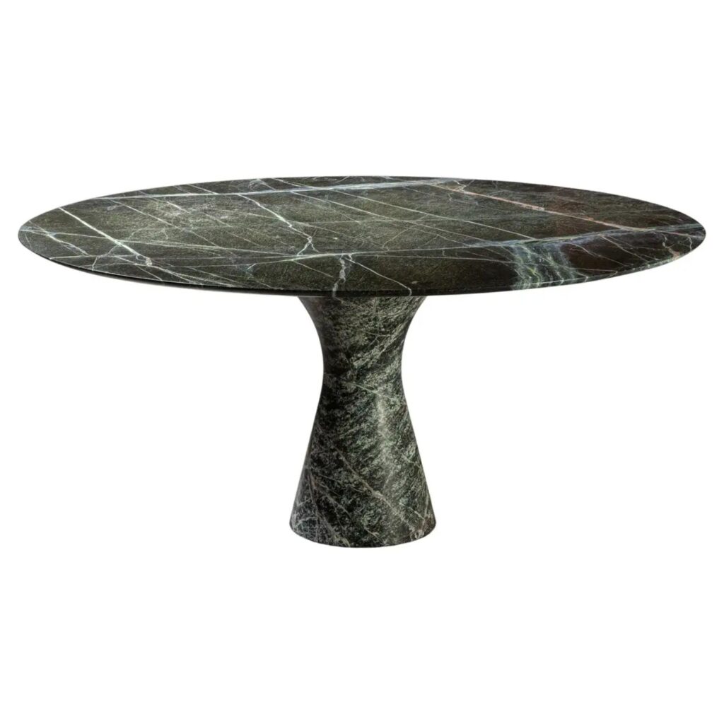 Picasso Green Refined Contemporary Marble Dining Table 180 75 1