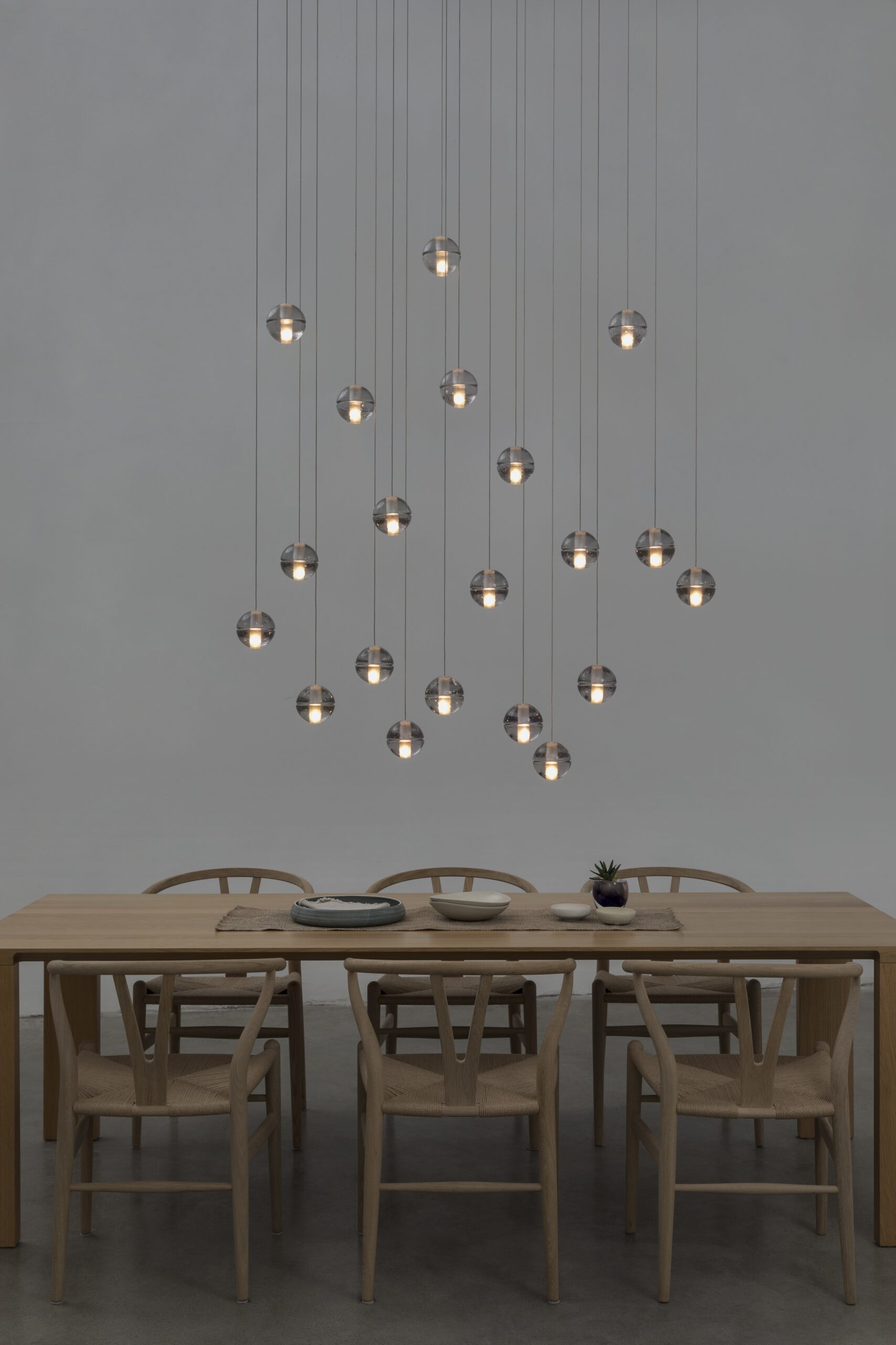 Rectangular 14.36 Chandelier Lamp by Bocci 16