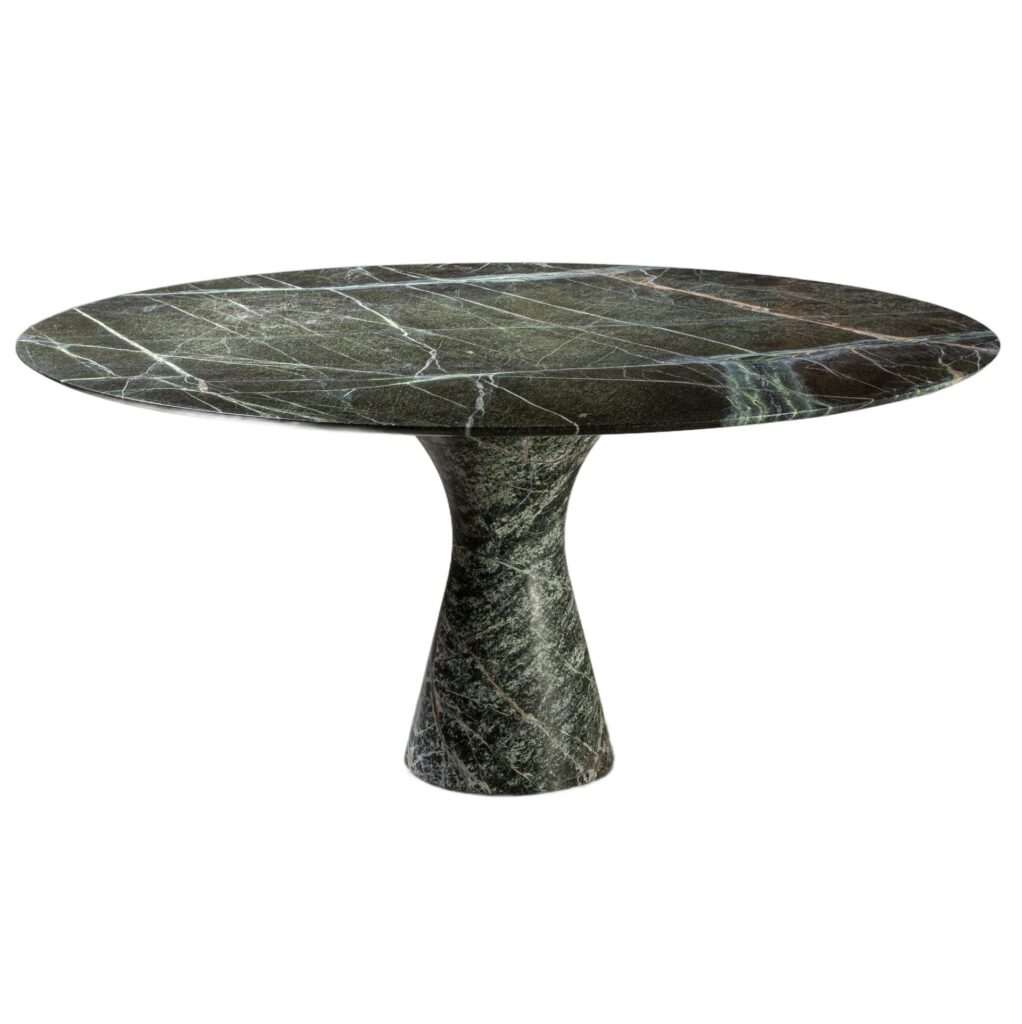 Refined Contemporary Marble 03 Picasso Green Marble Cake Stand 1