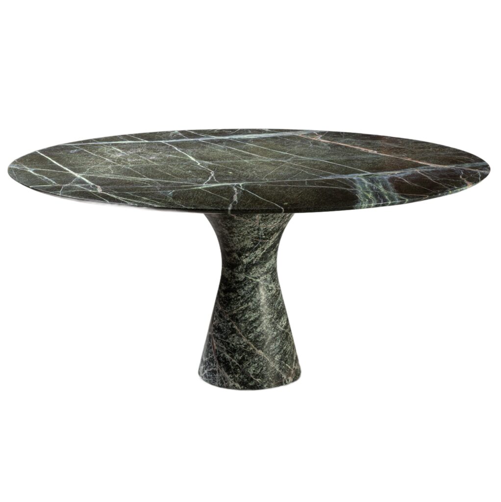 Refined Contemporary Marble 03 Picasso Green Marble Cake Stand 1