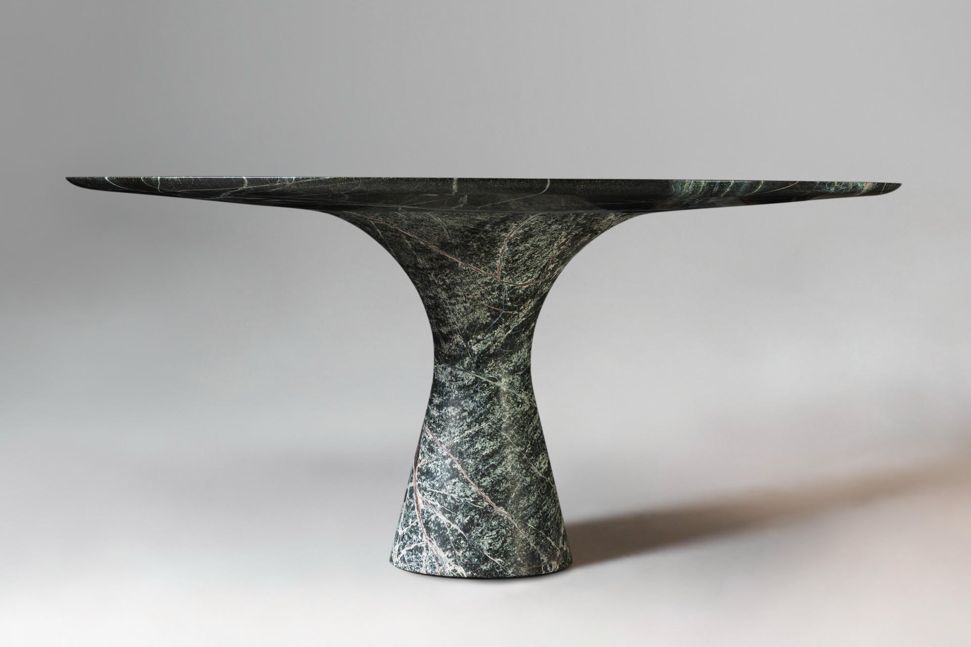 Refined Contemporary Marble 03 Picasso Green Marble Cake Stand 3