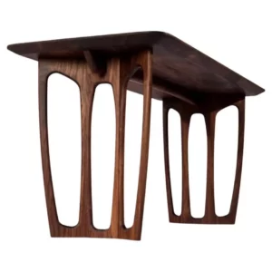 Solid Walnut Work Desk by Attune Design