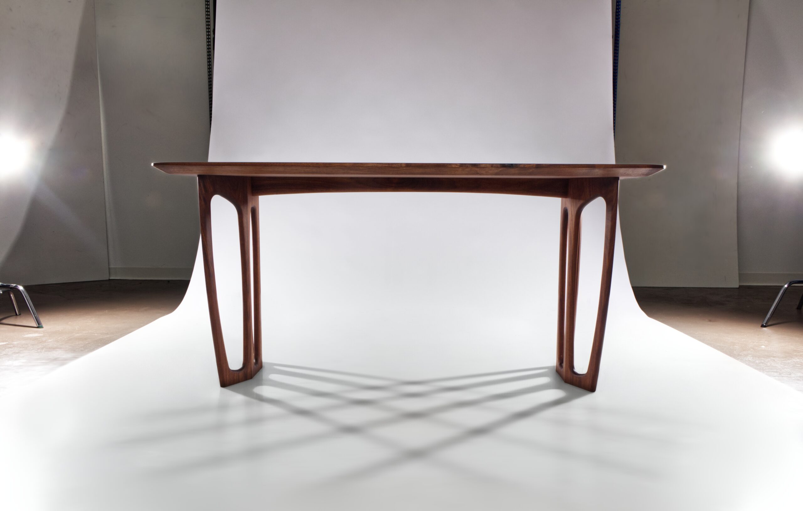 Solid Walnut Work Desk by Attune Design 2