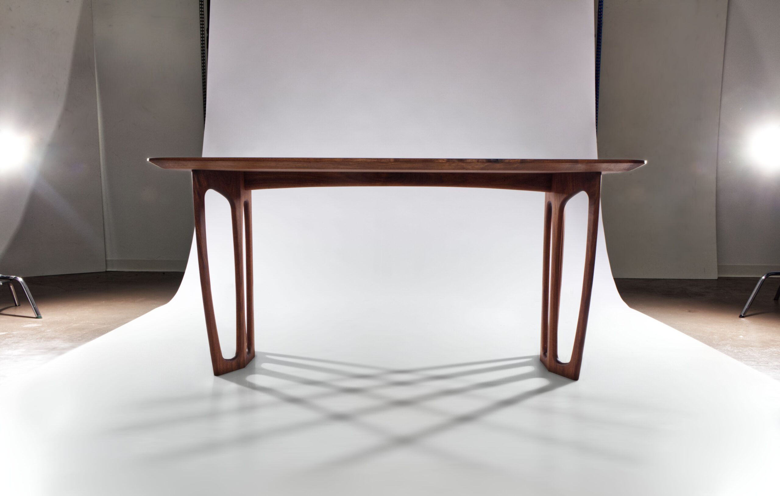 Solid Walnut Work Desk by Attune Design 3
