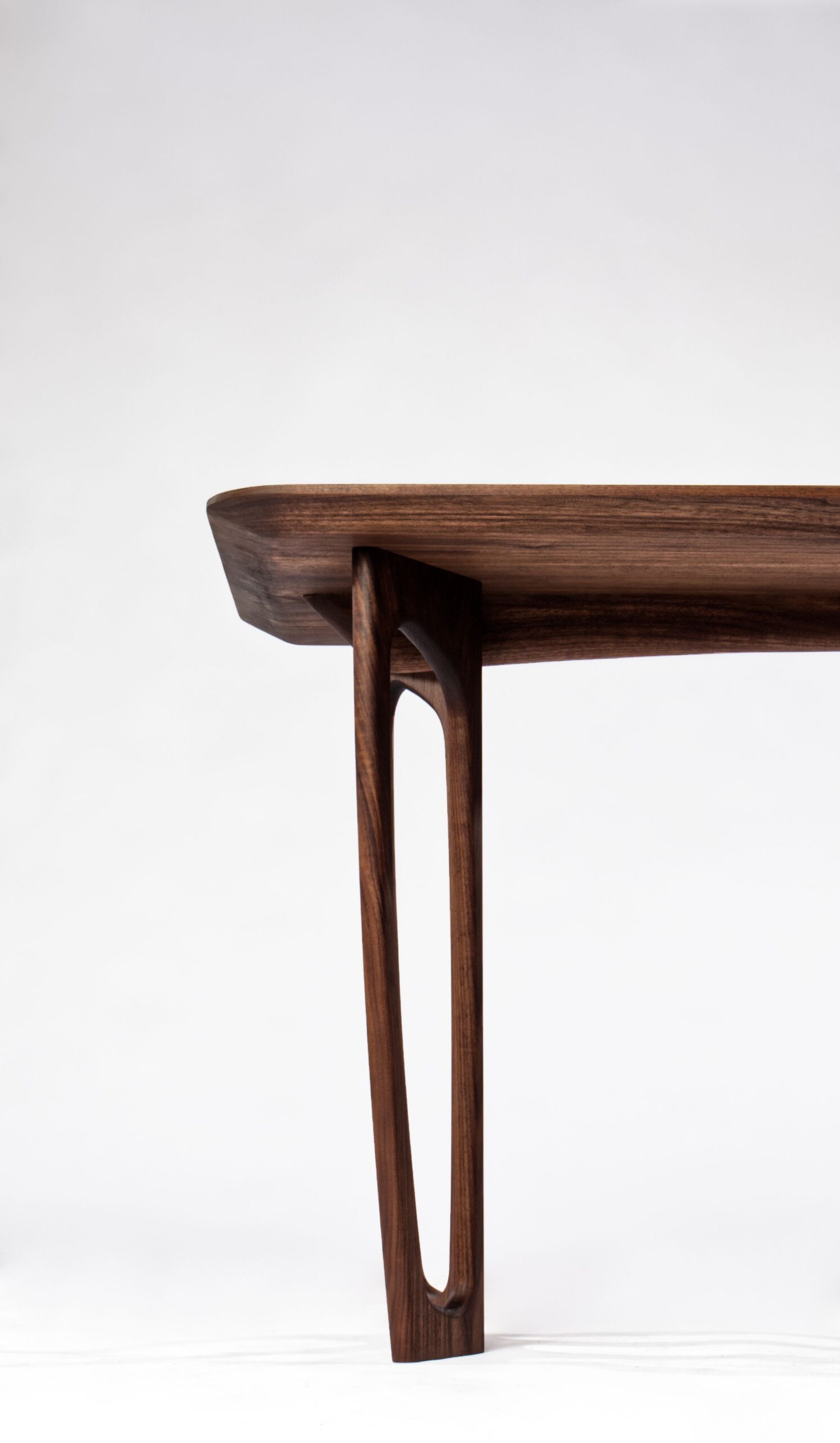 Solid Walnut Work Desk by Attune Design 5