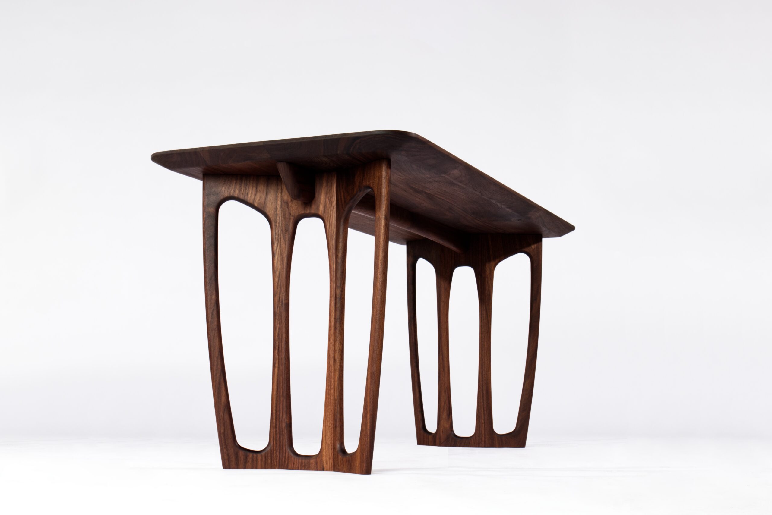 Solid Walnut Work Desk by Attune Design 5