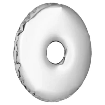 Stainless Steel Rondo 75 Wall Mirror by Zieta