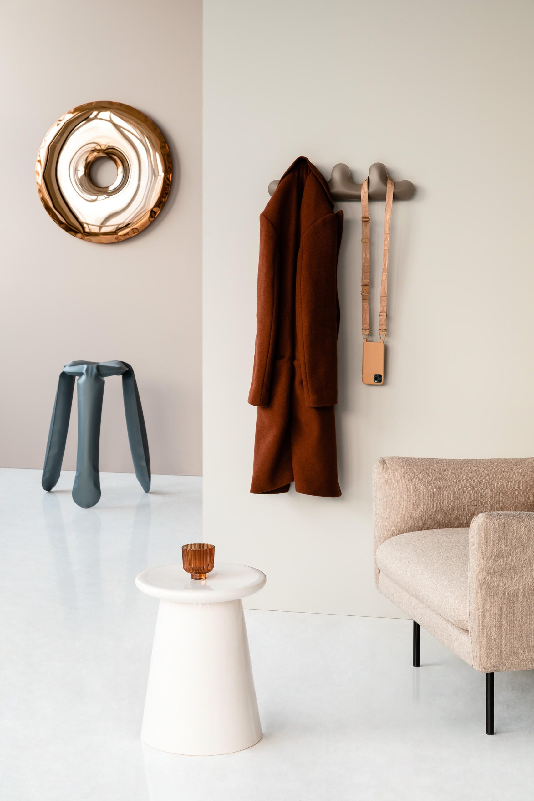 Stainless Steel Rondo 75 Wall Mirror by Zieta 8