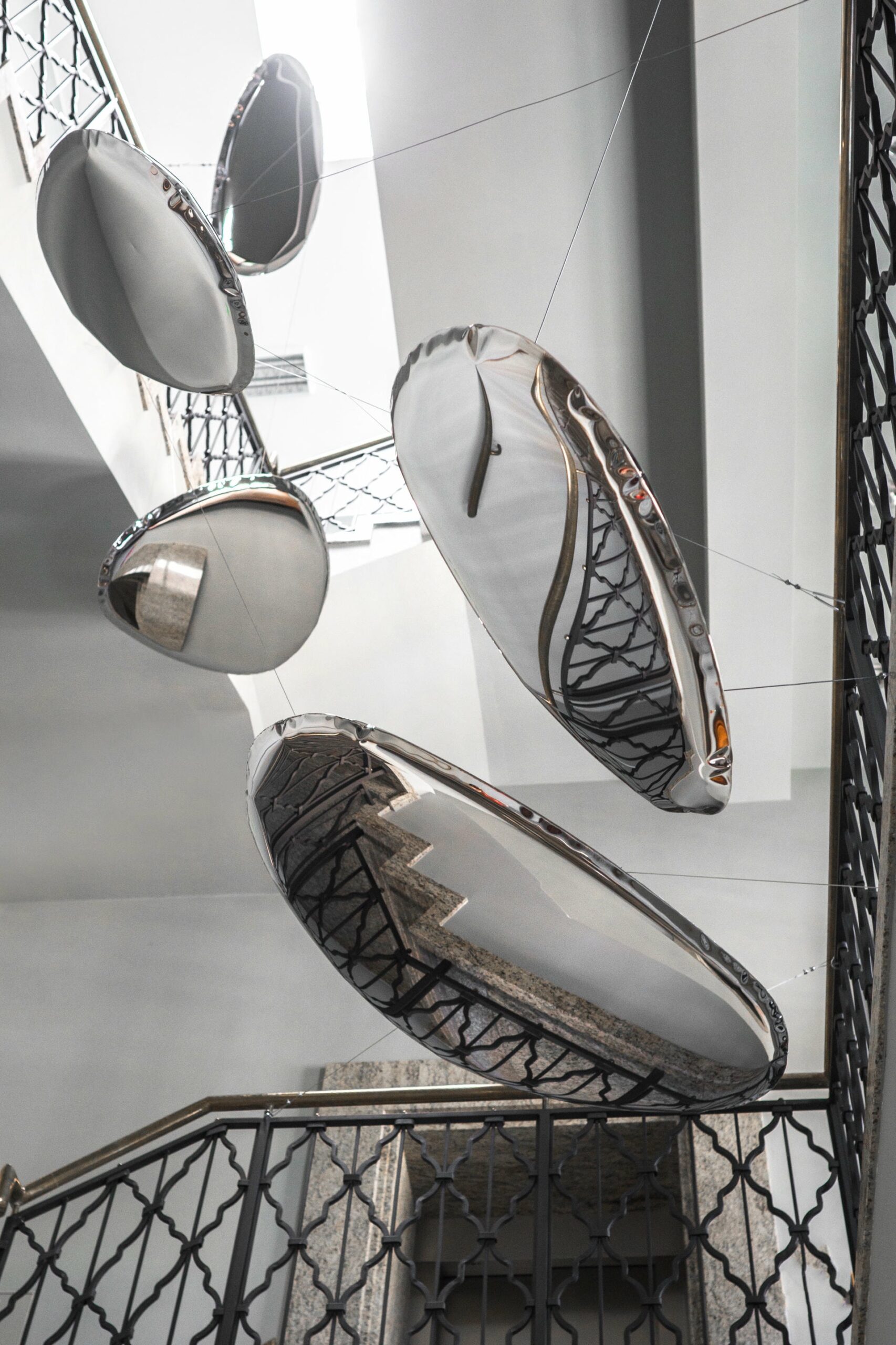 Stainless Steel Tafla O2 Wall Mirror by Zieta 9