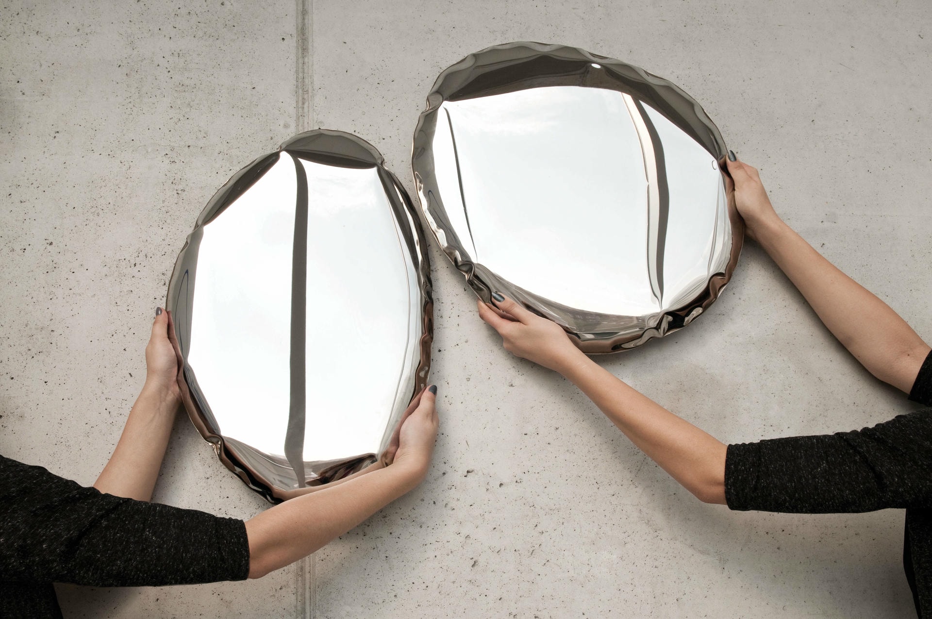 Stainless Steel Tafla O6 Wall Mirror by Zieta 6