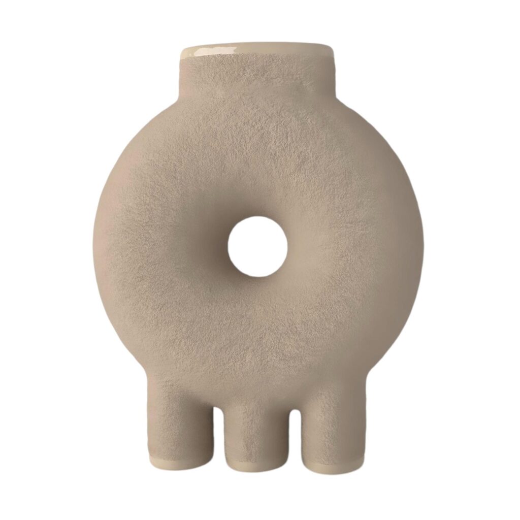 Three Leg Ceramic Vase by Faina 1