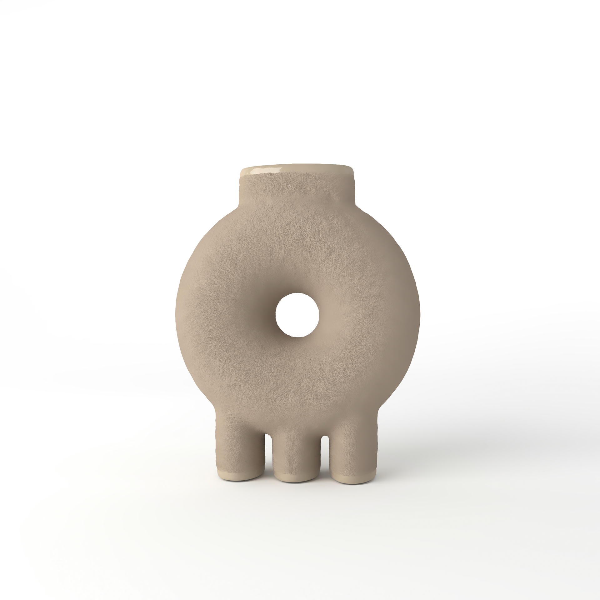 Three Leg Ceramic Vase by Faina 2