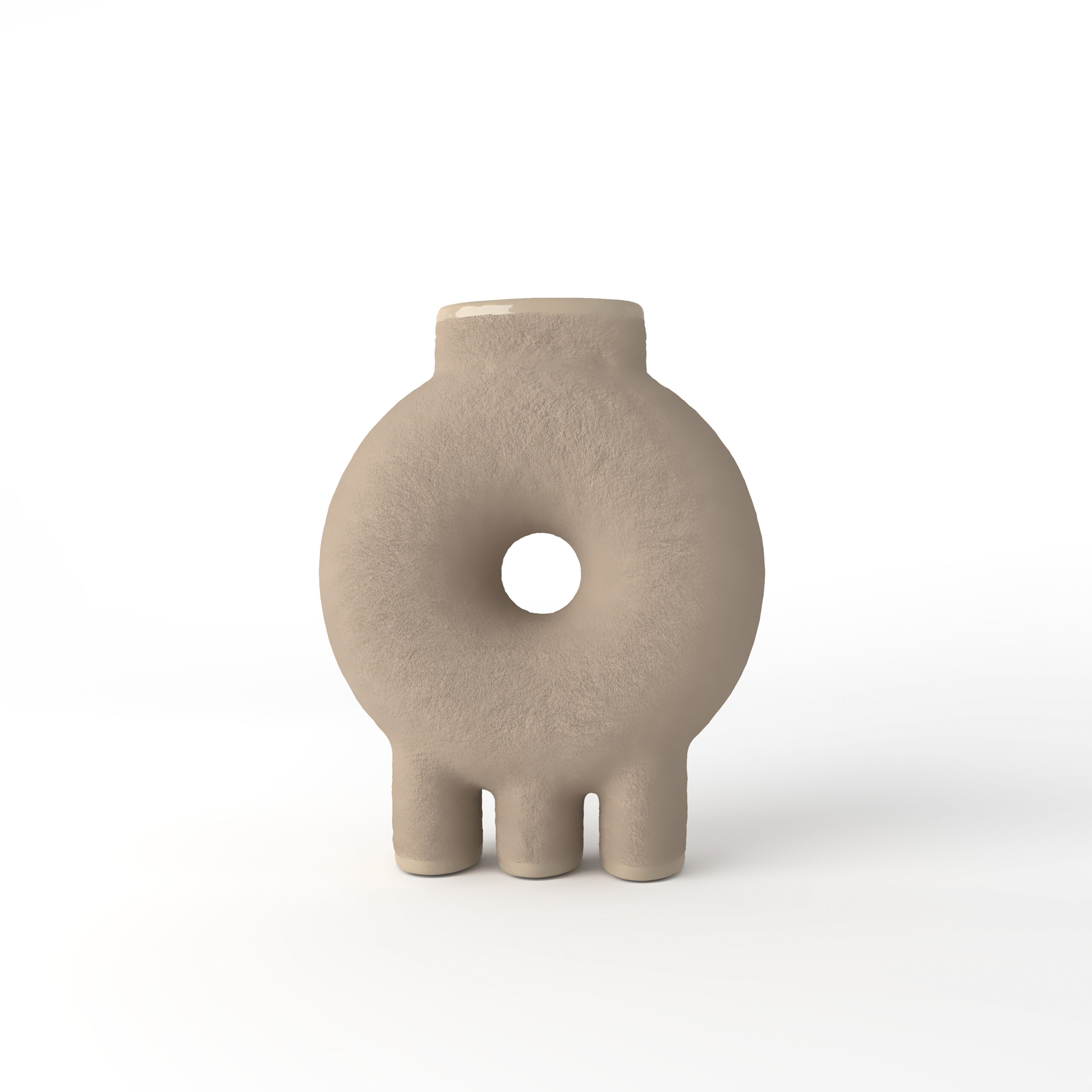 Three Leg Ceramic Vase by Faina 2