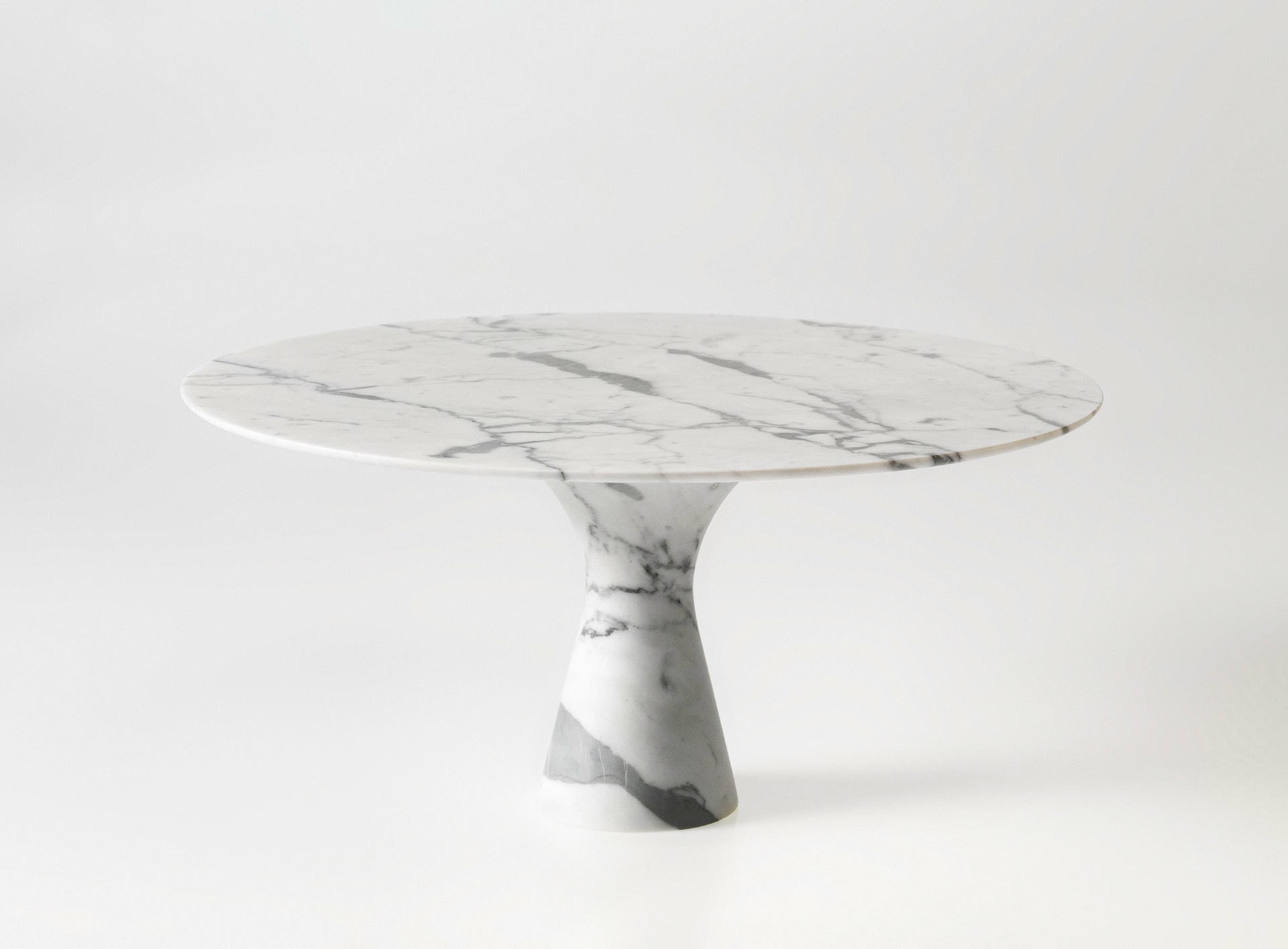 Travertino Silver Refined Contemporary Marble Dining Table 18075 7