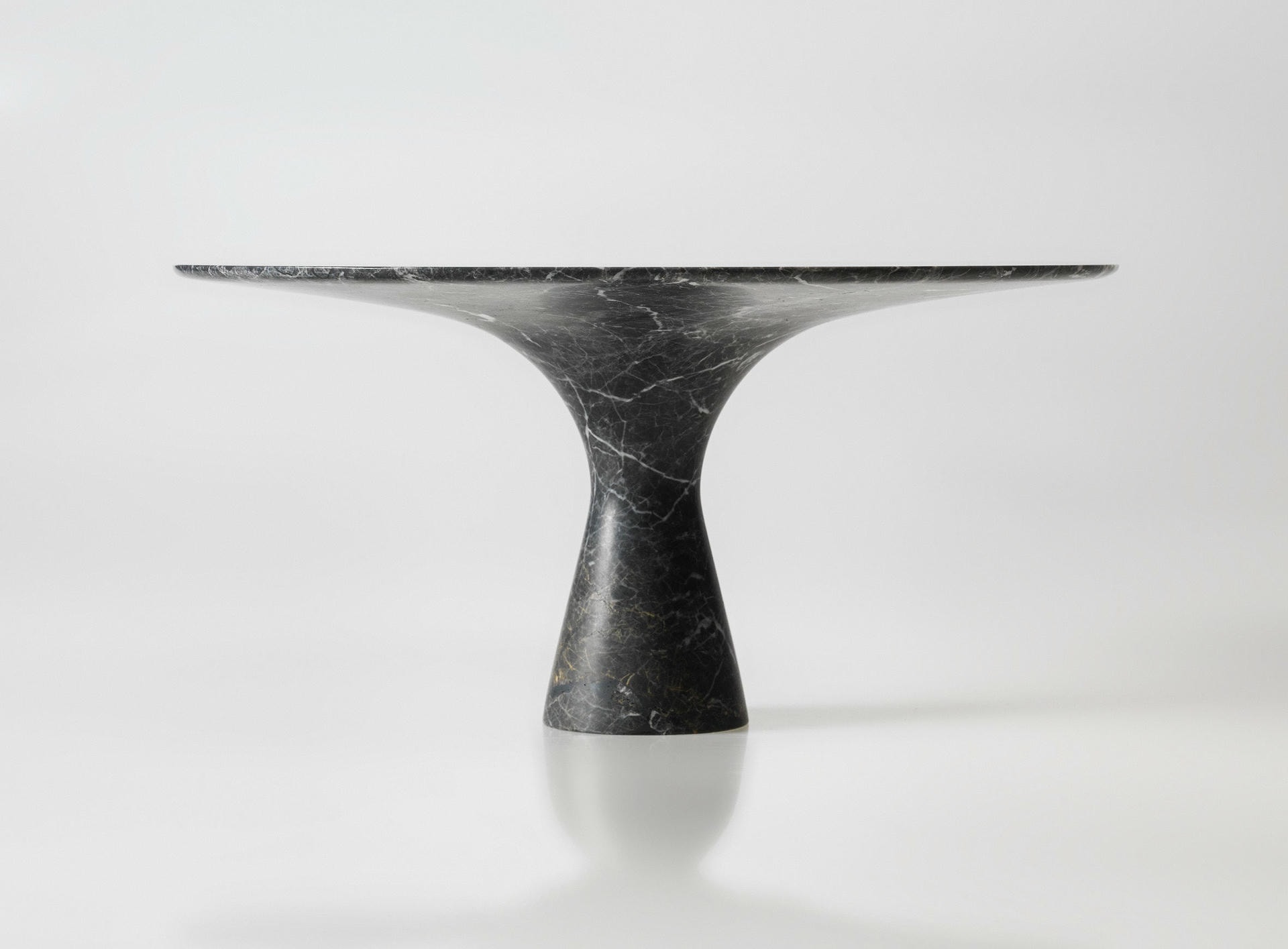 Travertino Silver Refined Contemporary Marble Dining Table 18075 9