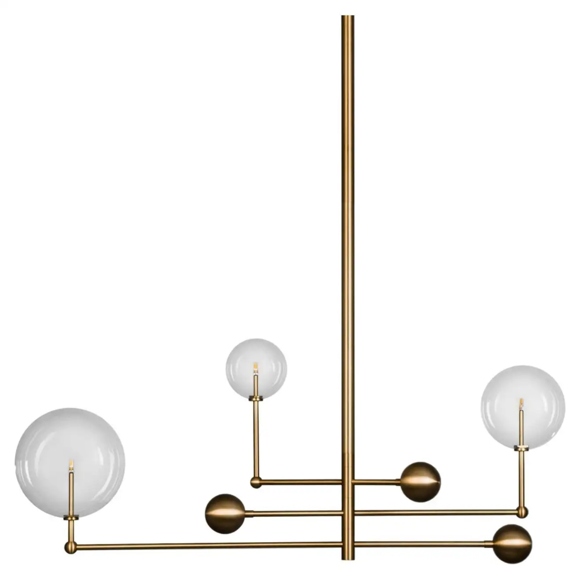 Universe Brass Chandelier by Schwung 1